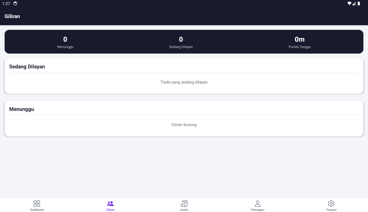 Queue: manage from the counter